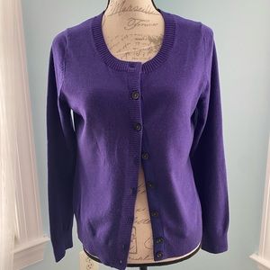 Banana Republic purple cardigan